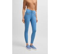 BOSS Equestrian full-grip breeches with four-way stretch - Style HAILEY FULL HIGH BREECHES, B5W1303 Blue L