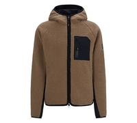 BOSS Equestrian hooded hybrid jacket with cosy teddy - Style RUSSEL TED.HYBRID PUFFER, B4M1401 Brown XS
