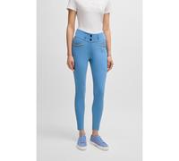 BOSS Equestrian knee-grip breeches with four-way stretch - Style HANNAH KNEE HIGH BREECHES, B5W1304 Blue L