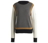 BOSS Equestrian regular-fit sweater with colour-blocking - Style AMIRA KNITWEAR JUMPER, B6W1006 Silver XS