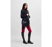 BOSS Equestrian scarf with embroidered logo - Style SOFT SCARF LOGO BLACK, B6U1604 Dark Blue pcs.