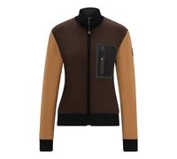 BOSS Equestrian second-layer cardigan with logo patch - Style AVA FUNCTION CARDIGAN, B4W1202 Brown XXS