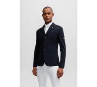 BOSS Equestrian show jacket with logo patch and signature stripe - Style ALLEN SHOW JACKET, B3M0101 Dark Blue XL