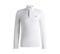 BOSS Equestrian show shirt in quick-dry stretch fabric - Style NICK SHOW SHIRT, B6M0402 White M