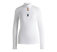 BOSS Equestrian slim-fit training shirt in super-stretch fabric - Style MINOU TRAINING SHIRT BLACK, B6W0402 White XS