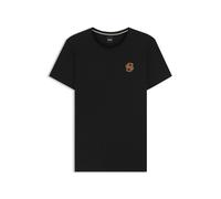 BOSS Equestrian stretch-cotton T-shirt with Double B monogram - Style MAYA T - SHIRT BLACK, B7W0601 Black XL