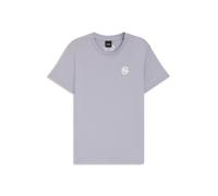 BOSS Equestrian stretch-cotton T-shirt with Double B monogram - Style MAYA T - SHIRT BLACK, B7W0601 Light Purple S
