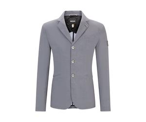 BOSS Equestrian stretch show jacket with salt-and-pepper effect - Style ALLEN SHOW JACKET, B4M0101 Silver XL