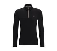 BOSS Equestrian training polo shirt in quick-dry material - Style ELTON TRAINING SHIRT, B4M0402 Black XS