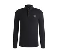 BOSS Equestrian training shirt in breathable stretch fabric - Style NICK TRAINING SHIRT, B6M0403 Black M
