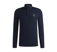 BOSS Equestrian training shirt in breathable stretch fabric - Style NICK TRAINING SHIRT, B6M0403 Dark Blue M