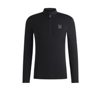 BOSS Equestrian training shirt in stretch fabric with zip placket - Style NOLAN TRAINING SHIRT, B6M0404 Black XXL