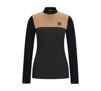 BOSS Equestrian training top in quick-drying fabric - Style RENEE TRAINING SHIRT, B4W0404 Brown XXS