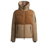 BOSS Equestrian waterproof jacket with corduroy details - Style TOMAS CORD PUFFER JACKET, B6M1401 Beige S
