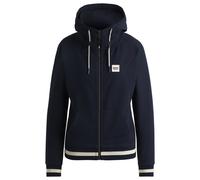 BOSS Equestrian zip-up hoodie in Italian stretch cotton - Style RIVA ZIP HOODIE SKY CAPTAIN, B6W1201 Dark Blue XS