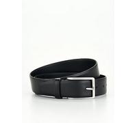 BOSS Erman-l 3.5cm Formal Leather Belt- Black, Black, Size 95 Cms, Men Black