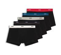 BOSS Essential Boxers Black White Red (5 units) - S