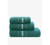 Boss Everglade Plain Logo-embroidered Egyptian Cotton Towel Guest