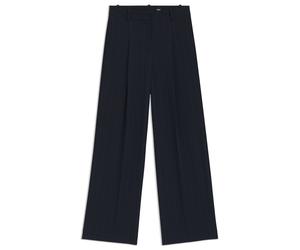 BOSS Extra-long-length pinstripe trousers with wide leg - Style Tiana4, 50548479 Dark Blue 8