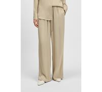 BOSS Extra-long relaxed-fit trousers in satin - Style Tavati, 50541835 Light Beige 10