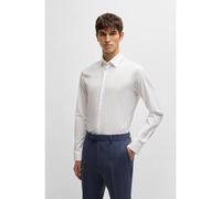 BOSS Extra-slim-fit shirt in easy-iron cotton-blend poplin - Style P-RAY-s-kent-C1-224, 50480085 White 16