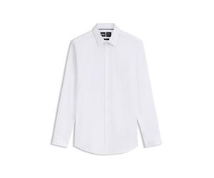 BOSS Extra-slim-fit shirt in easy-iron cotton-blend poplin - Style P-RAY-s-kent-C1-224, 50480085 White 17