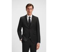 BOSS Extra-slim-fit suit jacket in virgin-wool serge - Style H-Reymond-B1, 50469181 Black 42R