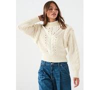 BOSS Fasta Knit Jumper, White, Size M, Women White