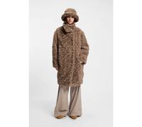 BOSS Faux-fur coat with concealed closure - Style Citeddy, 50548340 Brown 12
