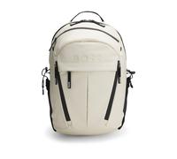 BOSS Faux-leather backpack with logo detail - Style Stormy_N. Backpack, 50548067 White pcs.