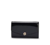 BOSS Faux-leather clutch bag with Double B monogram - Style BOSS BEYOND Clutch P, 50573392 Black pcs.