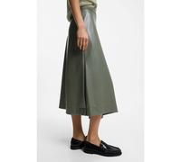 BOSS Faux-leather skirt - Style Ventara1, 50564756 Dark Green 10