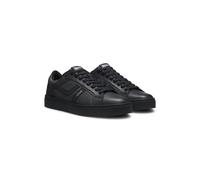 BOSS Faux-leather trainers with denim-look trims - Style Rhys_Tenn_pudn, 50574133 Black 12