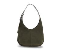 BOSS Faux-suede hobo bag with hardware trims - Style CLARICE HOBO SU, 50568022 Dark Green pcs.