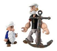 Boss Fight Studio Poopdeck Pappy Popeye Classics Wave 2 Collectible Action Figure - Highly Articulated Figurine with Accessories Including A