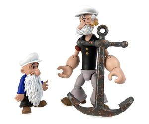 Boss Fight Studio Poopdeck Pappy Popeye Classics Wave 2 Collectible Action Figure - Highly Articulated Figurine with Accessories Including A