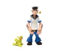 Boss Fight Studio Popeye The Sailor Man First Appearance, White Shirt Action Figure - Highly Articulated Collectible and Customizable Figurine with Accessories and Alternate Parts - 1:12 Scale