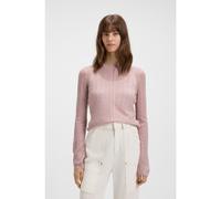 BOSS Fine-gauge sweater with knitted structure - Style C_Fasilea, 50543960 light pink XS
