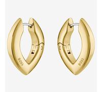 BOSS Fiora Gold Tone Oval Hoop Earrings 1580823