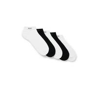 BOSS Five-pack of ankle-length socks - Style 5P AS Uni Color CC, 50478205 White / Black 5.5-8