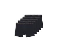BOSS Five-pack of logo-waistband stretch-cotton boxer briefs - Style BoxerBr 5P Essential, 50570055 Dark Blue XXL