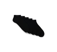 BOSS Five-pack of soft combed-cotton ankle socks - Style 5P AS Uni CC, 50493197 Black 5.5-8