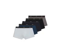 BOSS Five-pack of stretch-cotton trunks with logo waistbands - Style Trunk 5P Essential, 50531660 Black / Grey / Blue M