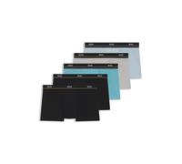 BOSS Five-pack of stretch-cotton trunks with logo waistbands - Style Trunk 5P Essential, 50531660 Black / Grey / Blue L