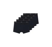 BOSS Five-pack of stretch-cotton trunks with logo waistbands - Style Trunk 5P Essential, 50558446 Dark Blue S