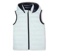 Boss - Flann-effect Hooded Puffer Jacket - Pale Blue - Boy - 6 Years