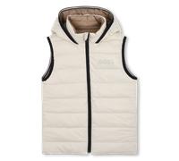 Boss - Flann-effect Hooded Puffer Jacket - Sand - Boy - 8 Years