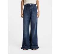 BOSS Flared-fit jeans in blue denim - Style C_MARLENE FLR HR, 50558695 Dark Blue 27/32