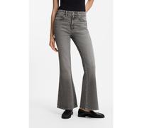 BOSS Flared-fit jeans in marble-look stretch denim - Style ROSALYA-FLARE 1.0, 50564360 Dark Grey 29/32
