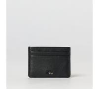 Boss Flat Grained Faux Leather Card Holder with 5 Slots - Size: OS - male